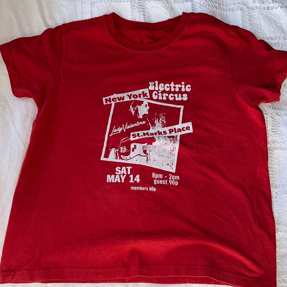 Brandy Melville red tshirt.